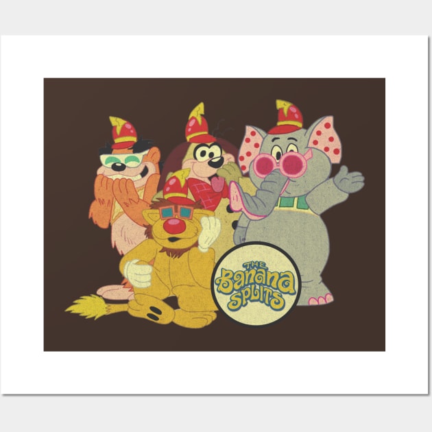 Banana Splits Retro Wall Art by otongkoil